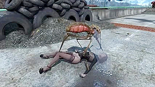 Heroine Overpowered by Mutant Hordes Forbidden Lust in Desolate Ruins