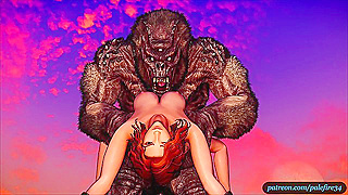 Monstrous Encounter Leaves Hero Bloated with Cum in Wild Borderlands Ride