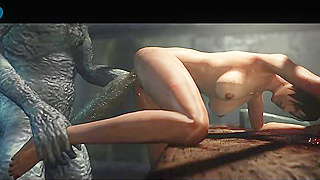 Ada Wong Pleasured by Monstrous Tentacles in Steamy Hentai Nightmare