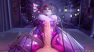 Widowmaker Takes Control in Wild Ride Ending With Mind-Blowing Orgasm