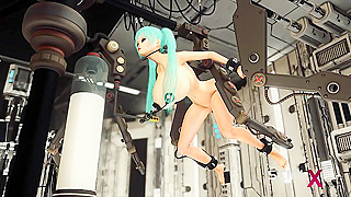 Curvy Scientist Enjoys Forbidden Machine Encounter in High-Tech Lab Experiment