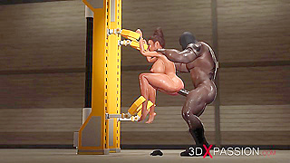 Ebony Goddess Seduced Filled by Huge Rod in Hot Forbidden Tryst