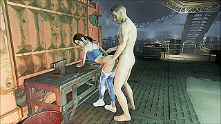 Small Fallout Fan Gets Filled by Big Dick in Steamy Vault Encounter