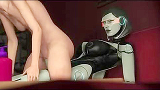 Android Futa Delivers Pleasure with Giant Rod to Horny