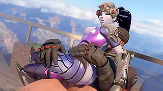 D.Va Widowmaker Ignite Forbidden Desire in Hot Overwatch Tryst