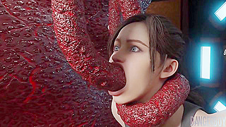 Claires Cosmic Dual Pleasure: Alien Tentacles Take Her Beyond the Stars