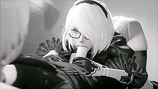 2B Unleashed in Steamy Futuristic Hentai Adventure – Robotic Pleasure Redefined