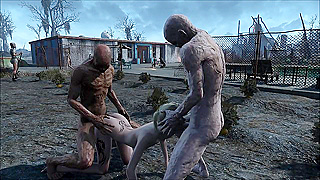 Zombie Orgy Erupts at Fallout Plantation in Wild Hentai Tryst