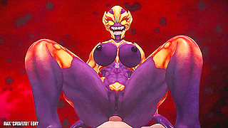 Demon POV Takes Control in Steamy Interracial Hentai Tryst
