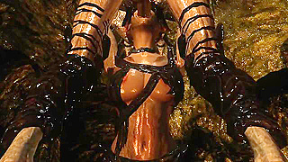 Demoness Tempts Mighty Orc with Sultry Blaze in Steamy Hentai Encounter