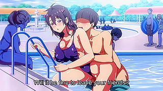 Stepson Tempts Succubus Stepmother in Hot Pool Tryst – Taboo Lust Unleashed