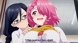 HxEROS Heroines Sexy Transformation Battles Evil on School Grounds