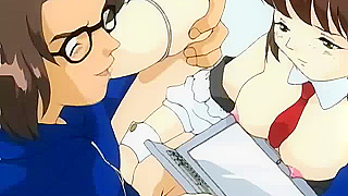 Naughty Maid Seduced Under Desk by Hungry Professor in Steamy Encounter