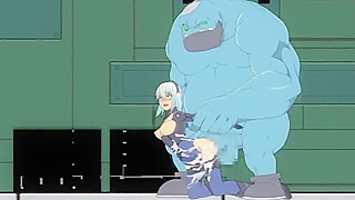 Galactic heroine overwhelmed by alien tentacle robots in deep space encounter