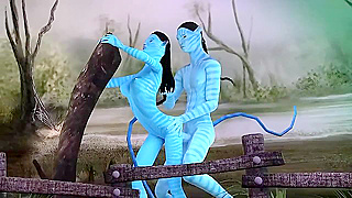 Avatar Goddess Devours Thick Blue Dick – Mind-Blowing Orgasm Explosion