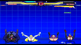 Kuromaku Faces Arcana Hearts in Fiery Hentai Battle with Mind-Blowing Finish
