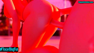Wendys Hot Hentai Swim Fantasy Filled with Tempting Curves Lust