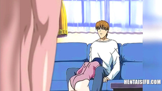 Stepmom Seduces Curious Stepson in Forbidden Hentai Fantasy full of Desire