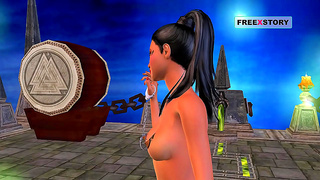 Indian Bhabhis Forbidden Desires Ignite in Steaming 3D Hentai Fantasy