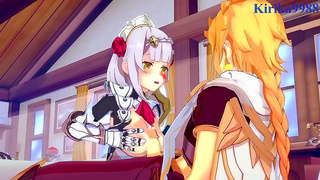 Noelle Shenhe Ignite Forbidden Desires in Steaming Hot 3D Fantasy Ride