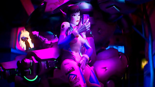 Overwatch Ladies Ignite Hot Desires in Wild Hentai Tryst