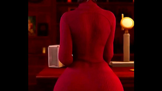 Curvy Anime Babe Invites You to a Night of Wild Hentai Desires