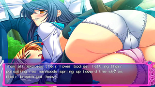Luscious Anime Beauties Ignite Steamy Forest Tryst threesome Action