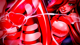 Reiq Teases with Voluptuous Charm in Sultry Animated HMV Fantasy