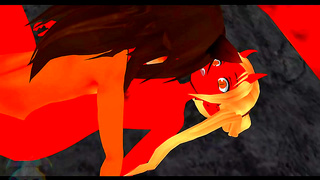 Fox Boy Yields to Devils Temptation in Fiery Hentai Tryst
