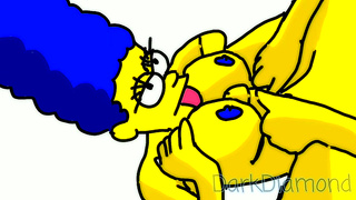 Marge Simpsons Sultry Animation Unfolds in Wild Hentai Encounter