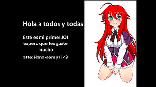 Rias Commands Sensual Blowjob Tease in Spicy Demon Queen Fantasy