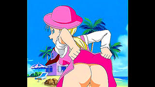 Marron Tempts with Lush Curves in Steamy Dragon Ball Encounter