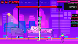 Cute Anime Babes Dive into Neon-Lit Desire – A Seductive Fantasy Unfolds