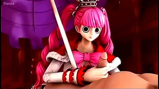 Perona Seduces Crewmate with Sultry Blowjob in Hot One Piece Fantasy
