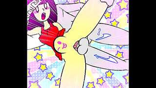 Rhythm Haven Beauty Rides Huge Dick in Hot Animated Fuck Fest