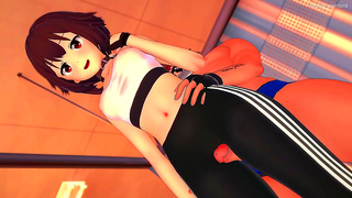 Megumin Dominates Post-Workout Recovery in Hot Infirmary Action