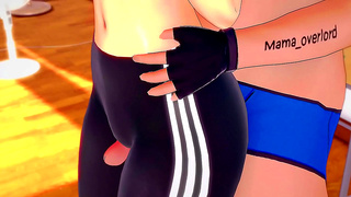 Gym Queen Spider-Gwen Embraces Hot Lesbian Lust Explosive Pleasure