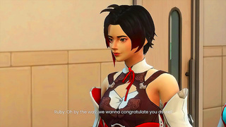 Ruby Sparks Ignite Weiss Lust in Steamy RWBY Fantasies Under Red Moonlight