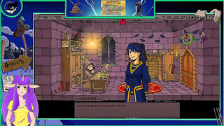 Brave Brunette Masters Forbidden Magic With Tempting Anime Enchantress