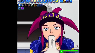 Gamers Busty Waifu Sparks Hot League Showdown in Seductive Matchplay
