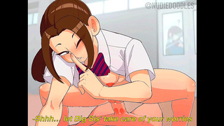 Nene Dominates Class With Seductive Blowjob Fantasy In Steamy Encounter