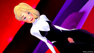 Gwen Swings into Action for Hot Tryst in Her Tight Spider-Suit