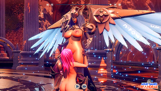 Cute 3D Babe Receives Massive Cream Pie in Hot Animated Encounter