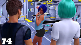 Blue-Haired Beauty Curvy Doctor Heat Up in Sensual 3D Hentai Encounter