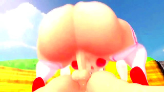 Voluptuous 3D Beauty Rides Hard from Start to Finish in Steamy Hentai Action