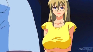 Stepmom Teases with Busty Curves Sensual Oral Pleasures – Naughty Hentai Fantasy Unfolds