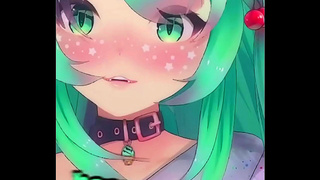 Busty MintzeyMoon Teases with Seductive Feet Alluring Anime Charm