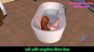 Curvy Teen Enjoys Hot Bath Alone – Sultry Self-Love Moments Unfold