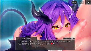 Busty Gamer Girl Rides Huge Dick in Hot Hentai Roleplay Action