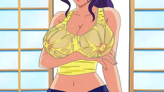 Busty Step-StepMom Tempts Him into Hot Animated Anal Fun
